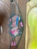 Full view of Barnett Lil Banshee bow kit with arrows and accessories in packaging