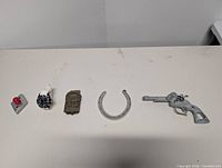 group shot of all five items lined on table