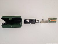 Attachment, case, plate and template box laid out