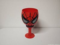 Full view of goblet mask graphic side