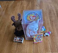 Group shot of all five items on table