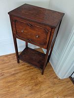 Full view of cabinet front and side