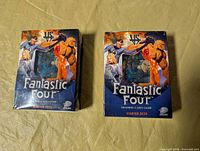 Front view of both sealed starter deck boxes