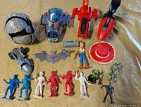 Group shot of all toys laid out on surface