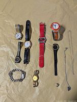 All items laid out on surface