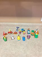 Group shot of all 16 mini vehicles