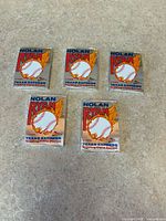 Front view of all five sealed packs