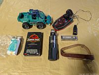 All items laid out on surface