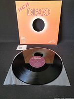 Vinyl record with RCA Disco sleeve
