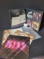 Gatefold interior with booklet and inner sleeves