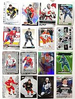 Fifteen assorted cards showing variety of brands, players and foil inserts