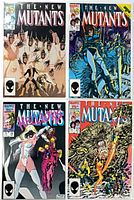 Front covers of issues #28, #36, #39, #47 in bags and boards