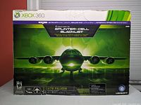 Front of boxed collector’s edition showing aircraft artwork and title