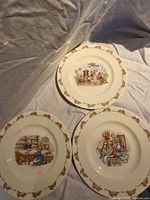 All three Bunnykins plates overview