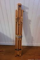 Easel folded to 34 in height