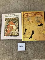 Front covers of both hardcover art books