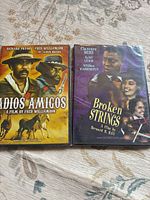 Both sealed DVDs front covers