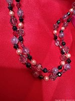 Close-up showing bead colors and shapes