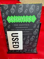 Front cover showing title, subtitle and used sticker