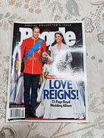 Front cover of People Special Collector’s Issue William & Catherine Love Reigns