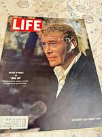 Front cover showing Peter O'Toole as Lord Jim and Life masthead