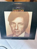 Front sleeve with Leonard Cohen portrait and album title