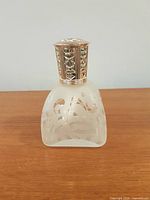 Full view of frosted glass fragrance lamp