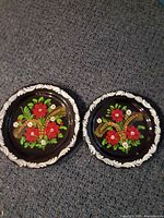 Both GRANIT Hungary plates showing size difference and matching design