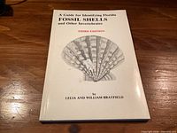 Front cover of softcover fossil shell identification guide
