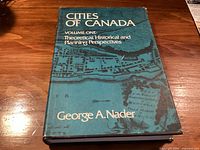 Front cover of Cities of Canada Volume One hardcover book