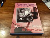 Front cover of paperback book on table
