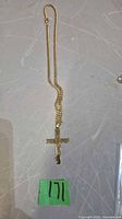 Full view of necklace and pendant
