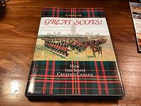 Front cover of Great Scots! book showing title, author, and dust jacket design