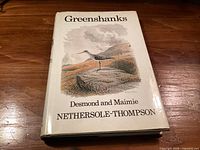 Front cover of Greenshanks hardcover with dust jacket