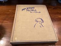 Front cover of Important People book