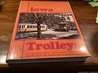 Front cover of Iowa Trolleys hardcover book