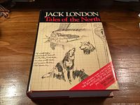 Front of Jack London Tales of the North hardcover with dust jacket