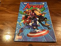 Front cover showing title, characters, issue number