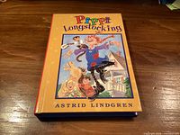 Front cover of Pippi Longstocking hardcover book