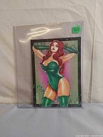 Front view of Poison Ivy illustration in sleeve