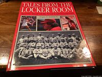 Front cover showing title, author, sports photos