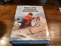 Front cover of Tales of the Canadian Wilderness hardcover book