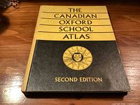 Front cover of Canadian Oxford School Atlas second edition