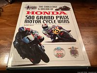 Front cover of the Honda 500 Grand Prix book