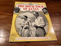 Front cover of The Royal Tour of Kenya booklet