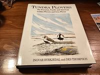 Front cover of Tundra Plovers book with dust jacket