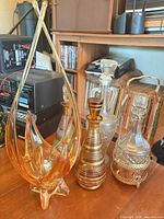 Group shot showing all five items together on table