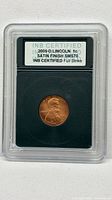 Slabbed 2005-D Lincoln Cent inside INB certified holder