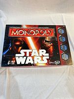 Front of Monopoly Star Wars box