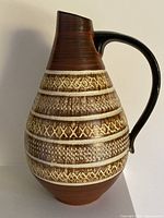 Full view of Dümler & Breiden jug showing shape, pattern and handle